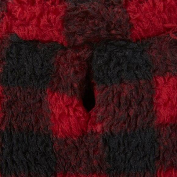Red Plaid Large Frisco Fleece Vest ** 20-29 lbs - Picture 6 of 12